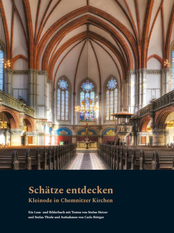 Schätze entdecken. Kleinode in Chemnitzer Kirchen – Ein Lese- und Bilderbuch, Kunstverlag Josef Fink, ISBN 978-3-95976-544-2