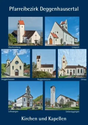 Pfarreibezirk Deggenhausertal – Kirchen und Kapellen, Kunstverlag Josef Fink, ISBN 978-3-95976-618-0